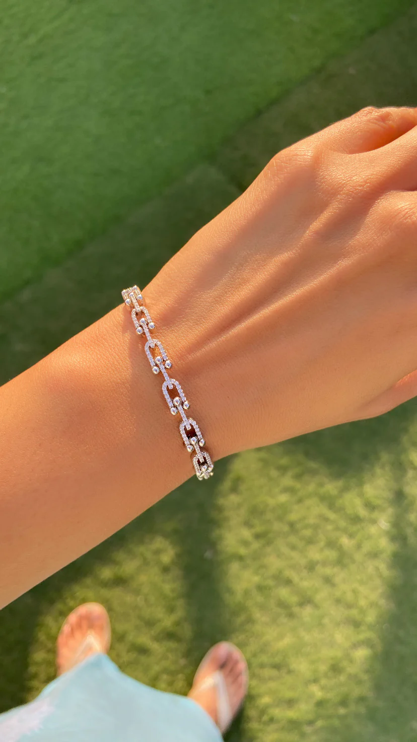 STIFF LINK BRACELET (Adjustable) - Image 2