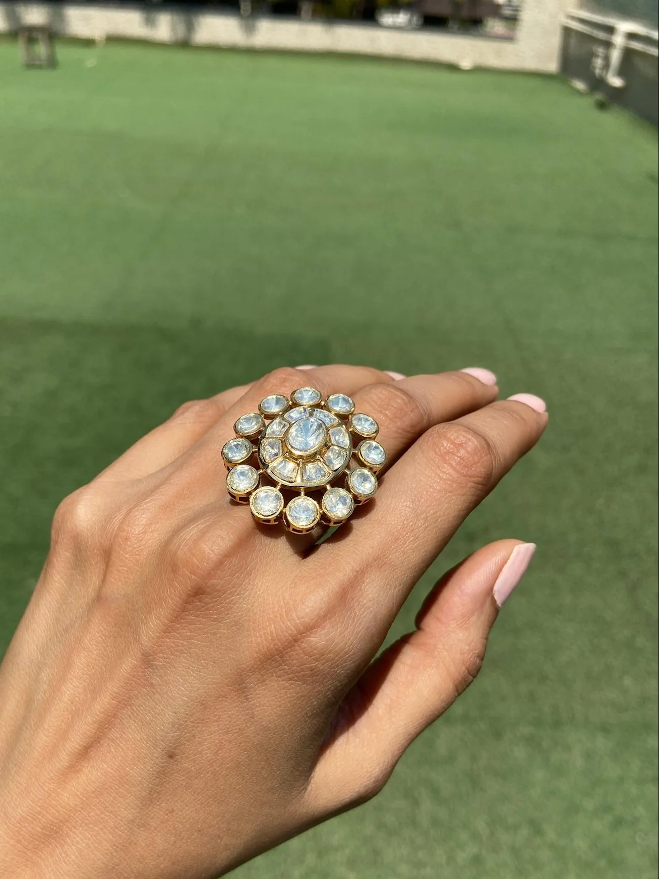 The prerna Polki Ring - Image 2