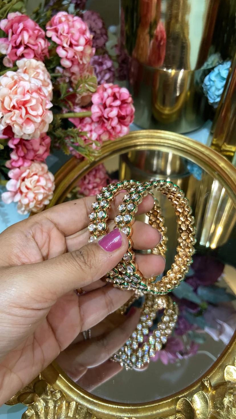 Timeless polki kada- Pair (NOT OPENABLE) - Image 2