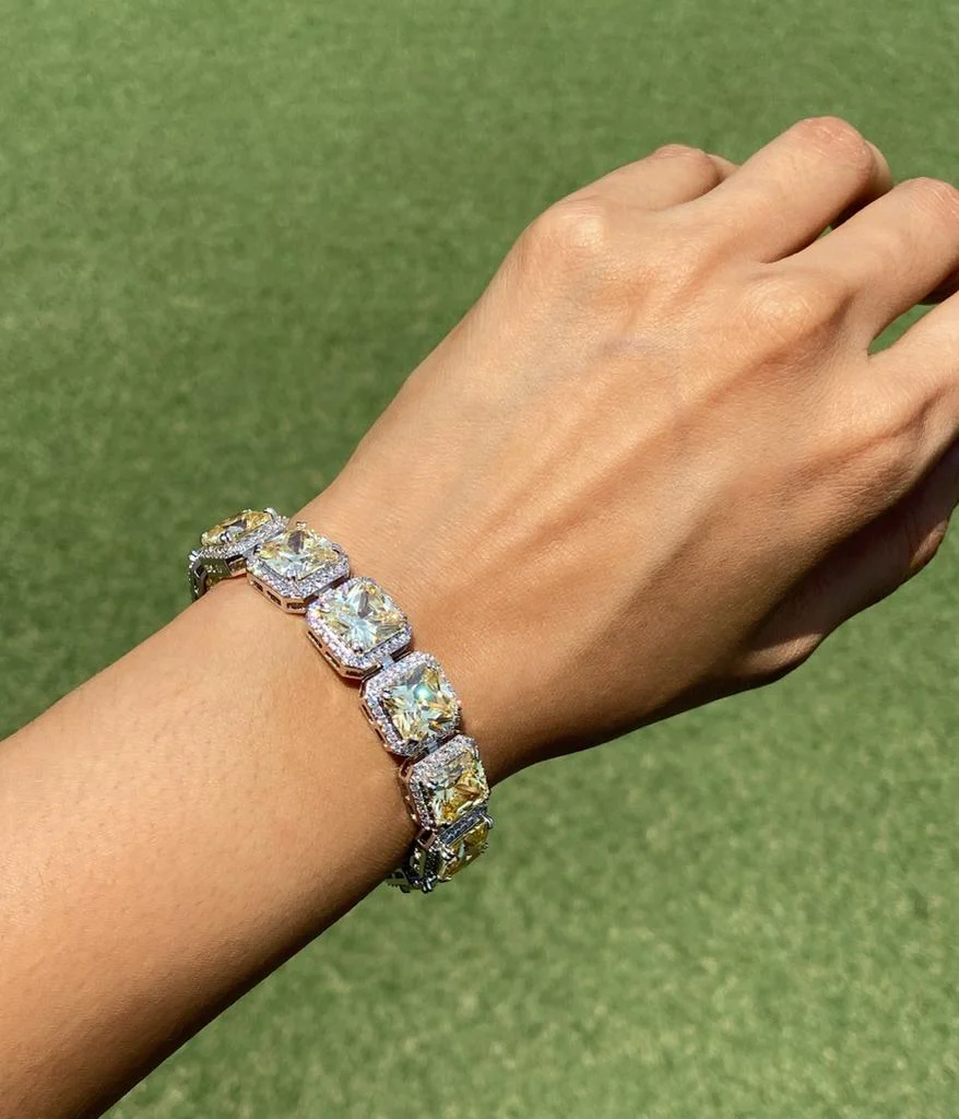 Yellow Citrine Tennis Bracelet π€π» - Image 3